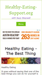 Mobile Screenshot of healthy-eating-support.org